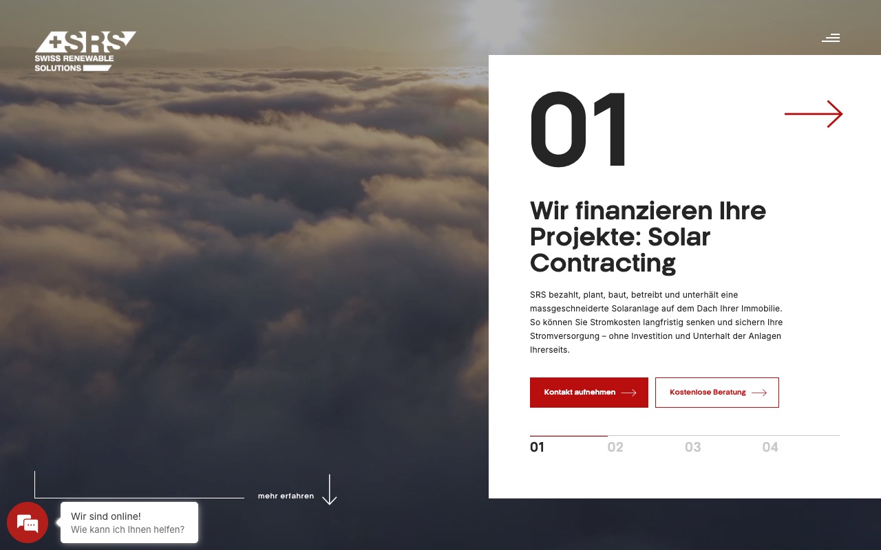 Swiss Renewable Solutions website