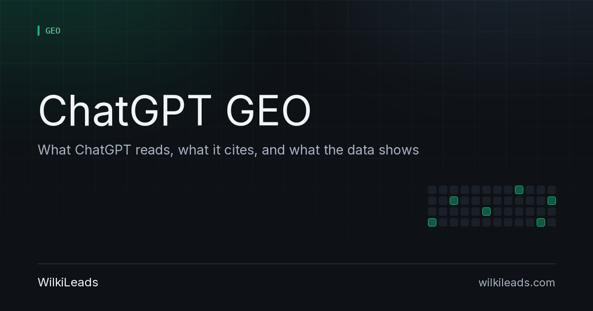 ChatGPT GEO