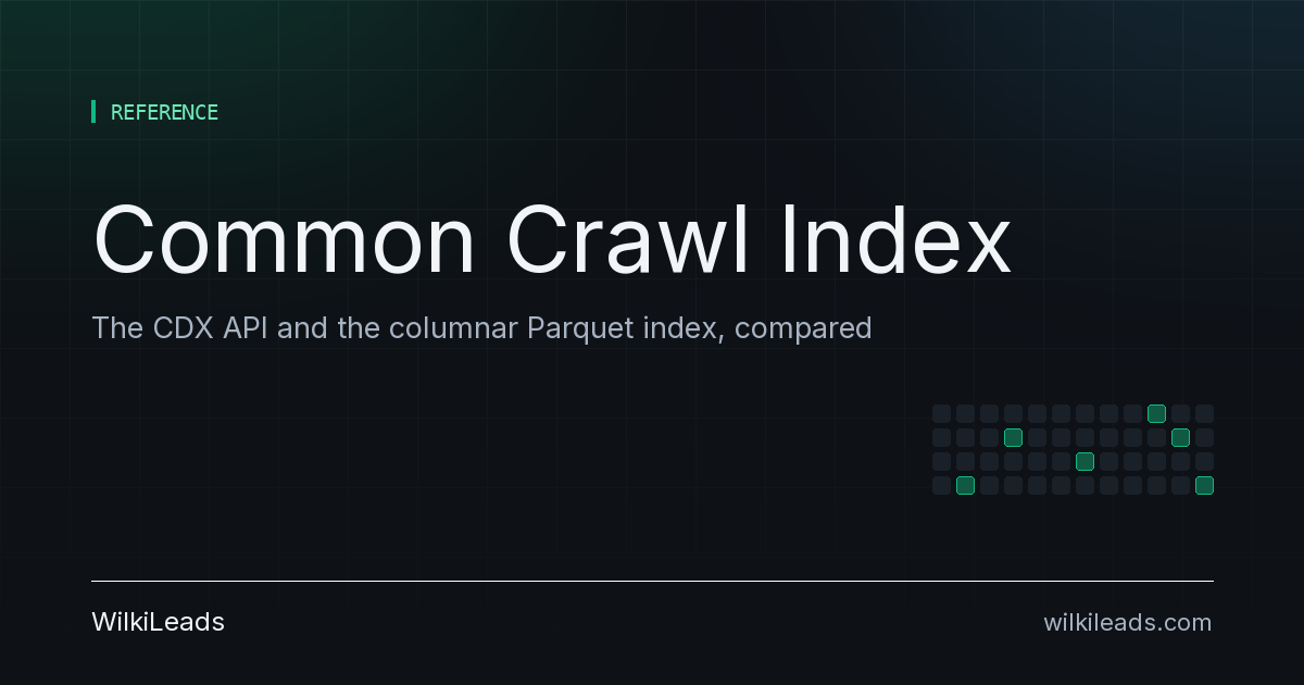 Common Crawl Index